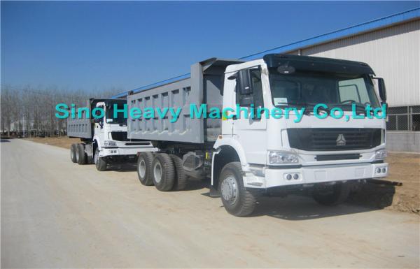 Sinotruk 20 Ton HOWO Heavy Duty Dump Truck , 6x4 Diesel Dump Truck