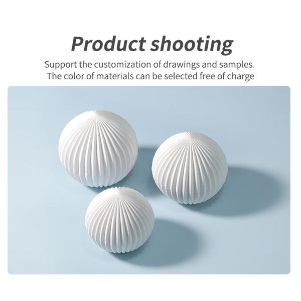 50g Skin Care Cream Jar Sphere Shape Cosmetic Plastic Jars Customized For Packaging