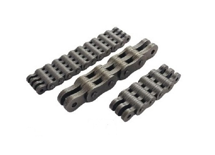 High Strength Standard Roller Chain , Heavy Duty Forklift Leaf Chain
