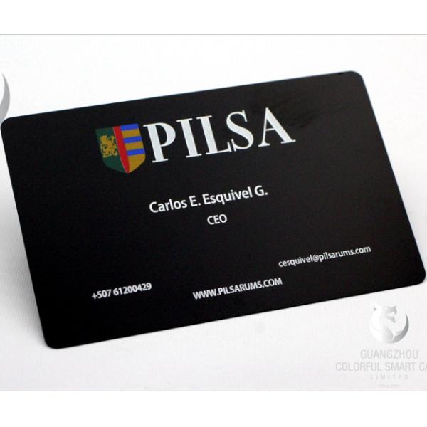 Высокие лоснистые штейновые черные визитные карточки металла, черные металлические визитные карточки