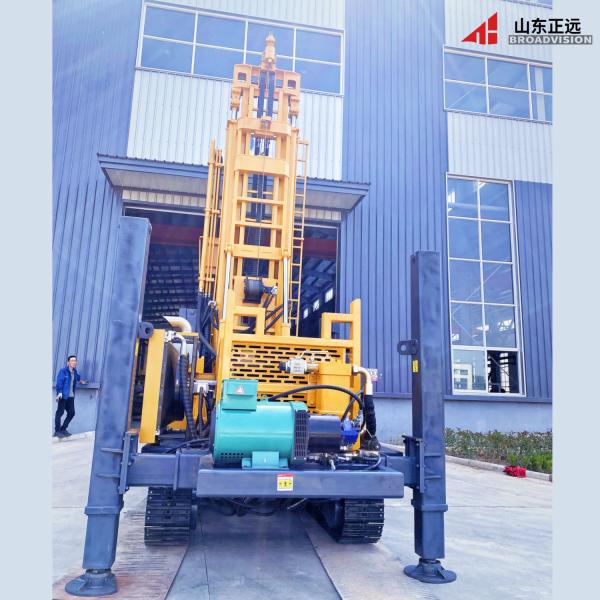 SL600S crawler water well drilling rig with generator for water well