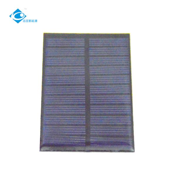 Painel solar solar de resina de cola Epoxy do módulo 0.6W do picovolt do silicone ZW-8556 fotovoltaico do painel solar de 110MA 5.5V