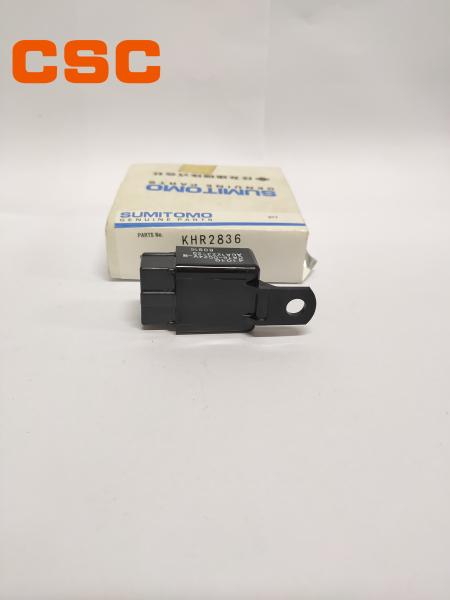 Peças pretas do equipamento da máquina escavadora do relé SH200A3 SUMITOMO de KHR2836 DC24V