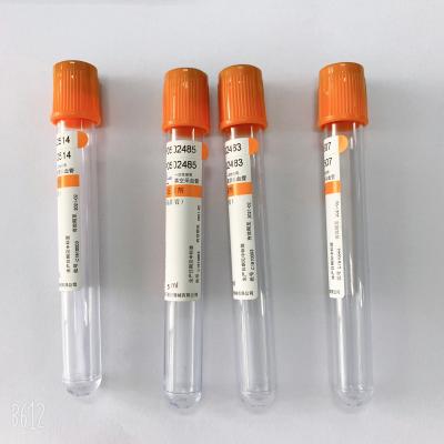 Tubo do ativador do coágulo 1ML-6ML para o teste bioquímico do exame clínico