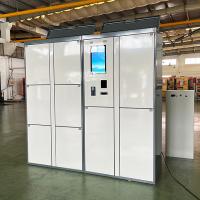 Servicio de entrega de paquetes de caja de casillero inteligente con control remoto Automatía de autoservicio con integración de la aplicación de control remoto