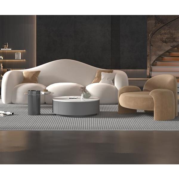 Creative Curved Living Room Sofa Luxury Modern Reception Guest Sofa