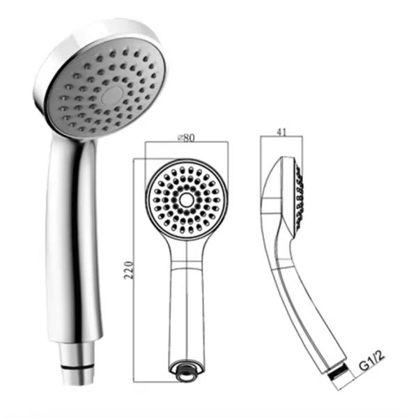 Blackened Portable 360 Degree Baby Sprayer Handheld Shower Set with Modern Design