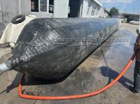 Airbags de resgate marítimo de borracha natural personalizados, Airbags de levantamento pesados negros
