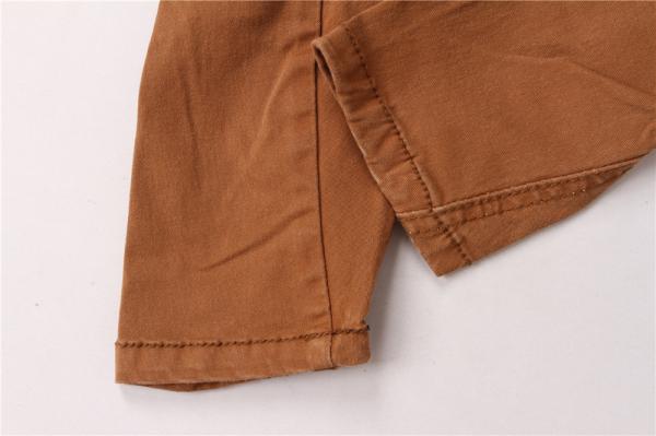 Casual Cuffed Hem Ladies Chino Pants 	98% Cotton 2% Elastane