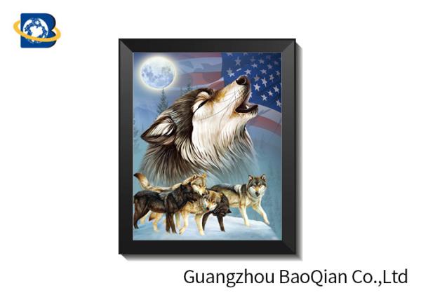 HD 3D Lenticular Pictures With CMYK Printing / Lenticular Photo Printing