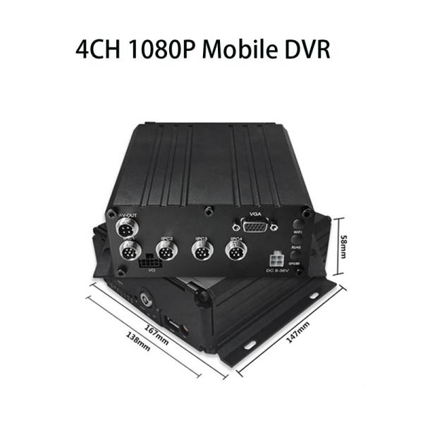 HD 1080P H.264 4 канала мобильный DVR GPS WIFI Автомобильный Автобус Автомобильный Рекордер