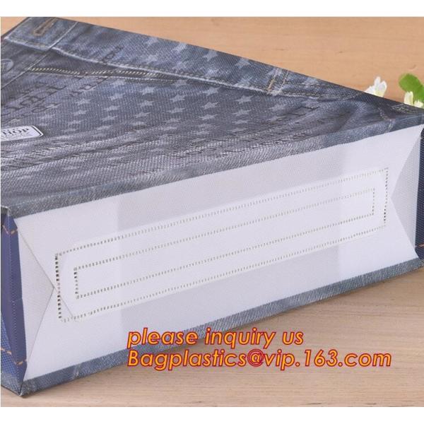 Wholesale reusable biodegradable luxury die d u cut handle cart non woven gift shopping bags with logo bagplastics bagea