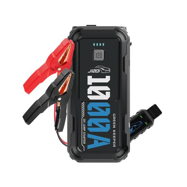 1000A 10000mAh Bateria de alta potência Jump Starter com lanterna LED Green Keeper 2024