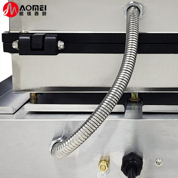 Non-stick Waffle Corn Machine for Hotdog and Corn Dog Snack Making in Restaurants