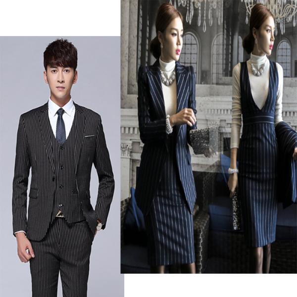 Элегантное женское платье 95% полиэстер 5% вискоз простые полосы ткань для шерсти блейзер ткань костюмы