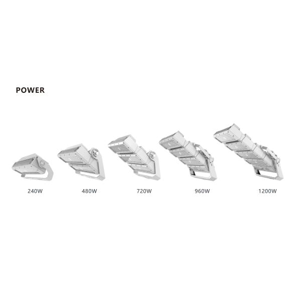 240W-1200W LED High Mast Lights Energy Saving Lighting Solution