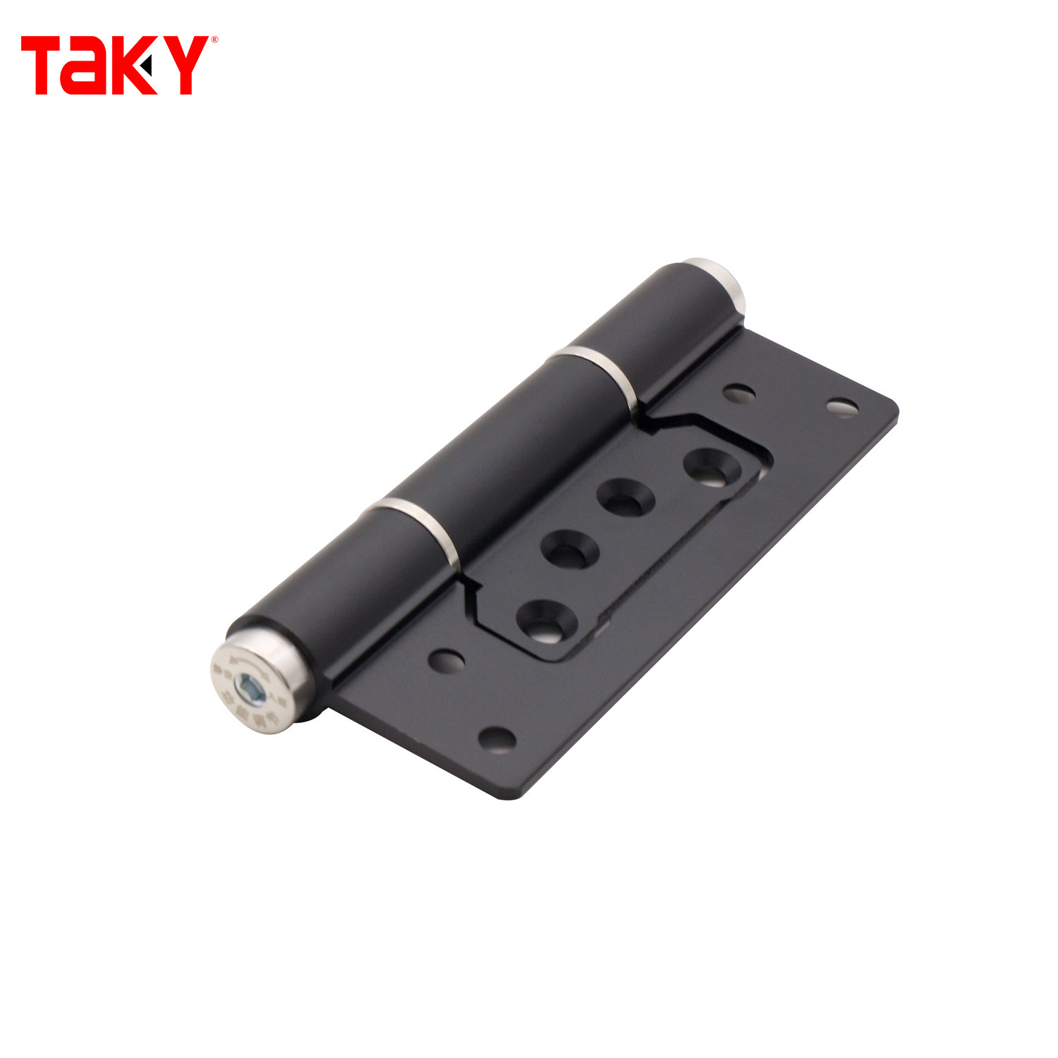 Aluminium Hydraulic Silent Bearing Door Flat Open Hardware Wooden Door Hinge