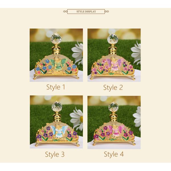 botella de aceite esencial de cristal 20ml con estilo árabe del dropper