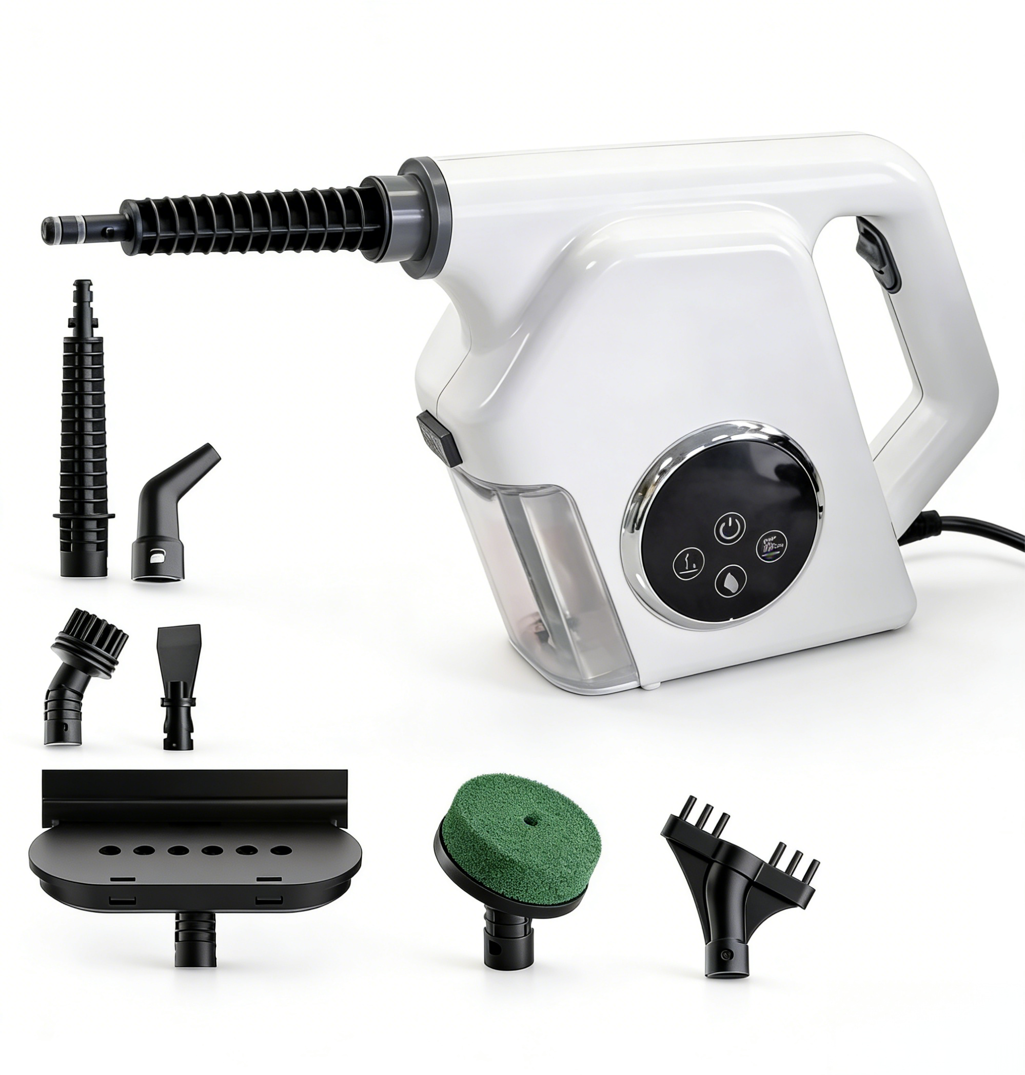 Handheld Steam Cleaner with 500mL Water Tank and 1400W Power for Chemical-Free Cleaning