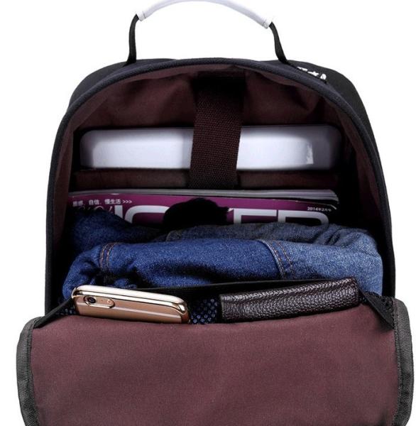 New men's shoulder bag canvas backpack schoolbag Korean high school students leisure travel computer bag