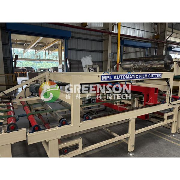 PVC Gypsum Board Laminating Machine with 1300mm Effective Laminating Width, 15m/min Speed, and 2-6 Million Sqm Capacity for Gypsum Ceiling Tile Production