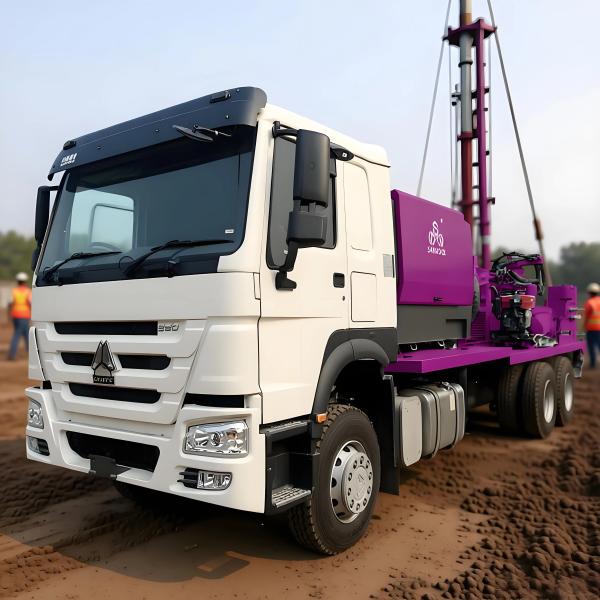Fast Rotating Water Well Drilling Equipment With Compressor Remote Area Portable Water Well Drill Rig