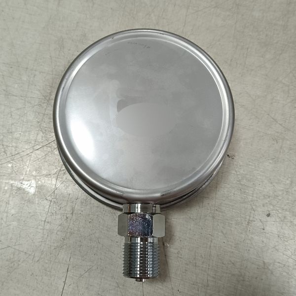 4-inch 100mm Liquid Filled Hydraulic Pressure Gauge with 0-2.5MPa/0-25kgf/cm² Range and Shock Resistant Design