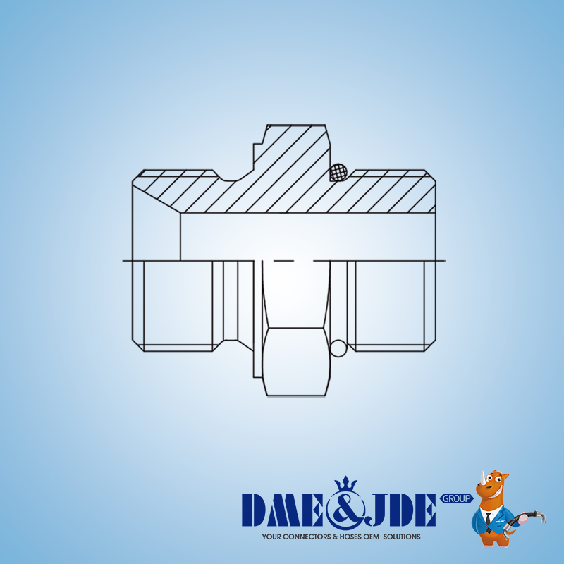 DME&JDE Hydraulic Connector BSP DABPM1525