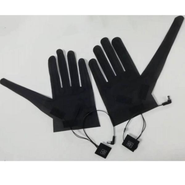 Gloves RoHS Clothes Heating Pads 7.4v Dc Plug With Five Fingers Cut