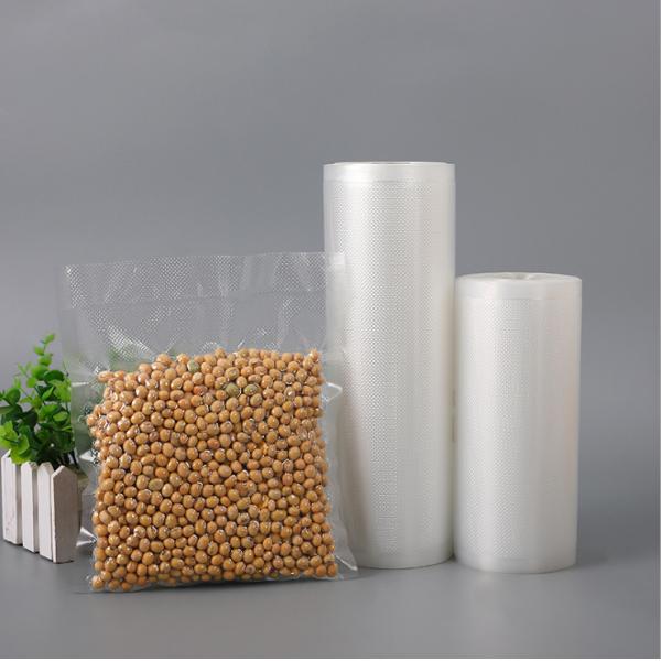 Household Embossed Vacuum Pouches Vacuum Sealer Rolls For Food Pack