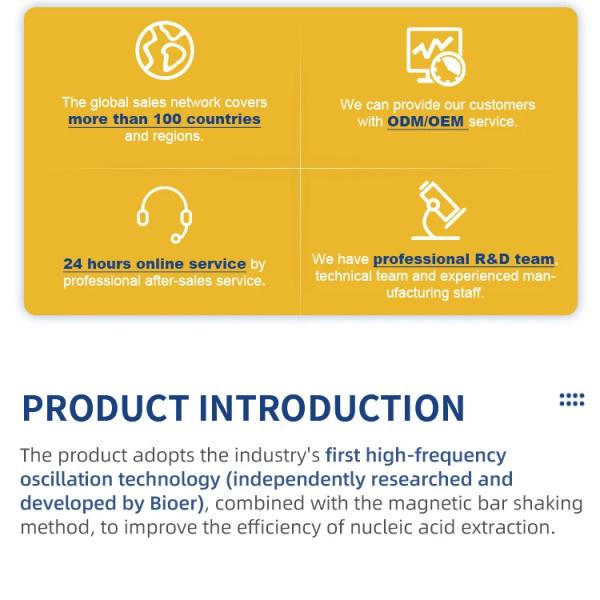 Laboratory Equipment Customized Support for OEM Automatic Nucleic Acid Extractor