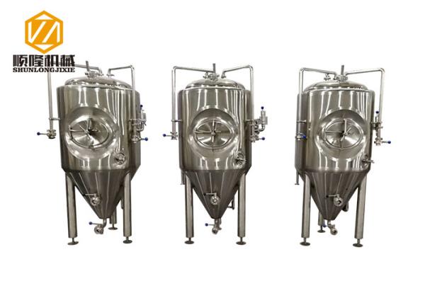 AISI 304 Two Vessles 500L Micro Beer Brewing Equipment With 6 Fermentation Tanks