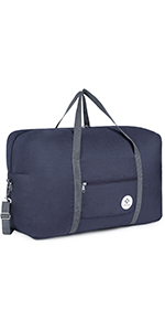 Sports Duffel Bag, Foldable Storage Bag, Toiletry Makeup, Travel Shoulder Bag Canvas Cotton Bags With Zippers