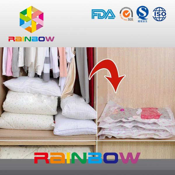 Ясное лоскутное одеяло обжало мешки уплотнения вакуума еды/мешки хранения вакуума Costom пластичные