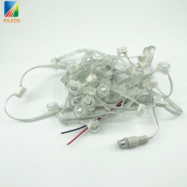 IP67 UV anti-frío SK6812 DMX 20MM RGBW luz LED de píxeles para la pantalla LED al aire libre material plástico de Navidad