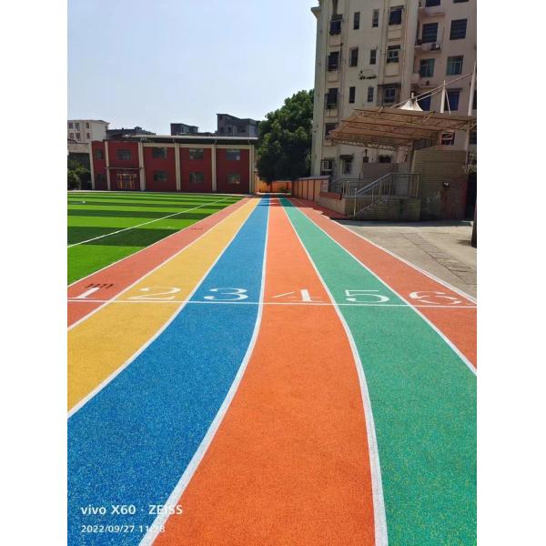 Customized Athletic Running Tracks Easy Installation With Fade Resistance