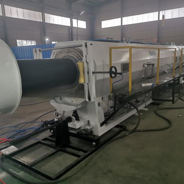 Produzir eficientemente tubos de HDPE com a nossa máquina de extrusão de plástico de escape de PE