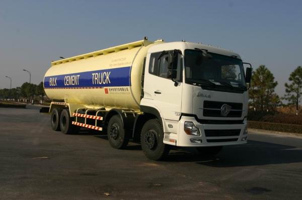 8x4 27cbm secam o aço de baixa liga maioria do caminhão para a farinha, transporte maioria do cimento