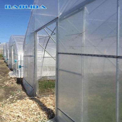 Apoio plástico da agricultura da exploração agrícola do polietileno da estufa do túnel do único período