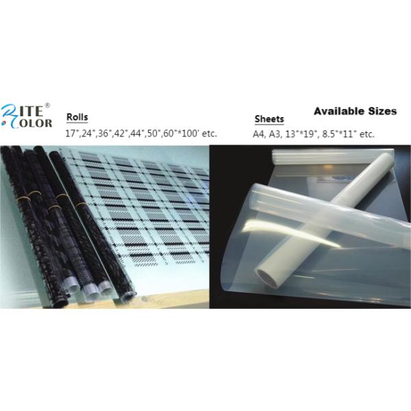 Прозрачная печатная пленка для печати чернильной пленкой