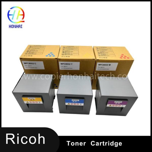 High-Yield CMY Copier Toner Cartridge for Ricoh MPC8002 with 29,000 Prints, 24-Month Warranty & ISO Certification