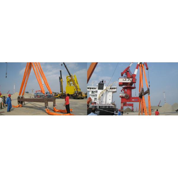 Synthetic round sling , According to EN1492-2 Standard, Safety factor 7:1 , CE