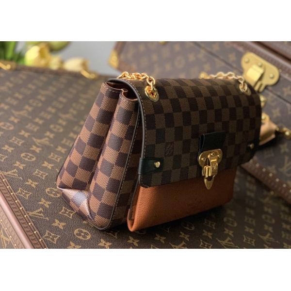 M40108 M40109 M401130 M40312 Damier Ebene Carvas And Soft Cowhide With Unique Design Chain Cross-Body Bag
