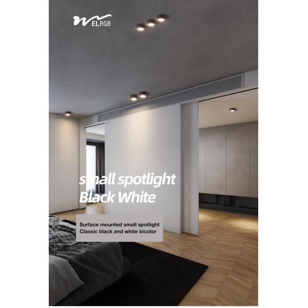 Anti-Glare Open-Mounted Spotlights for Residential 50000 Hours Working Time LED Light