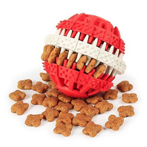 Puzzle Toy For Dogs Teeth Cleaning Traning de QI d'animal familier du caoutchouc naturel