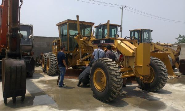 used year- 2007 CAT 140H motor grader for sale  , used construction equipment