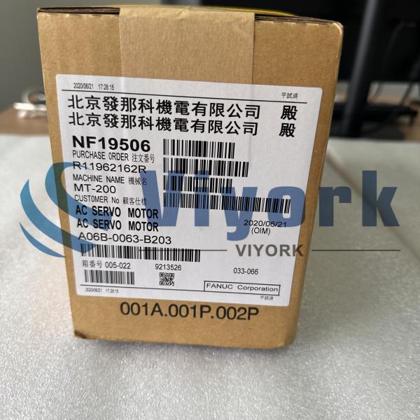 Fanuc A06B-0115-B804 Servomoteur AC 1,5 A Blanc
