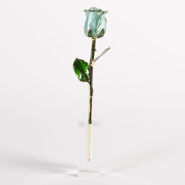 Gold Roses Real Natural Roses  with Stem   Preserved Flower Handmade Eternal Rose for Birthday Mother's Day Gifts