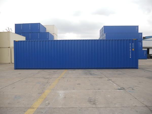 High Strength Standard ISO Container 40' X 8' X 9'6 All Spa-H Gooseneck Tunnel