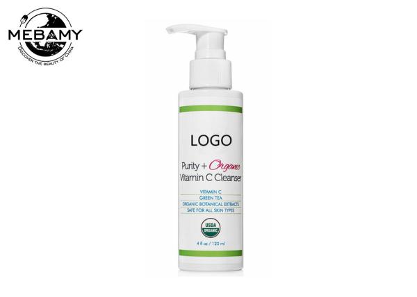 Organic Vitamin C Deep Cleansing Face Wash For Oily Skin Botanical Extracts